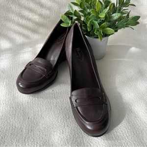 Browns Couture - Vintage Leather Moccasin with heal